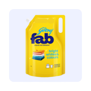 Godrej Fab Liquid Detergent Refill Pouch For Machine & Hand Wash 1L