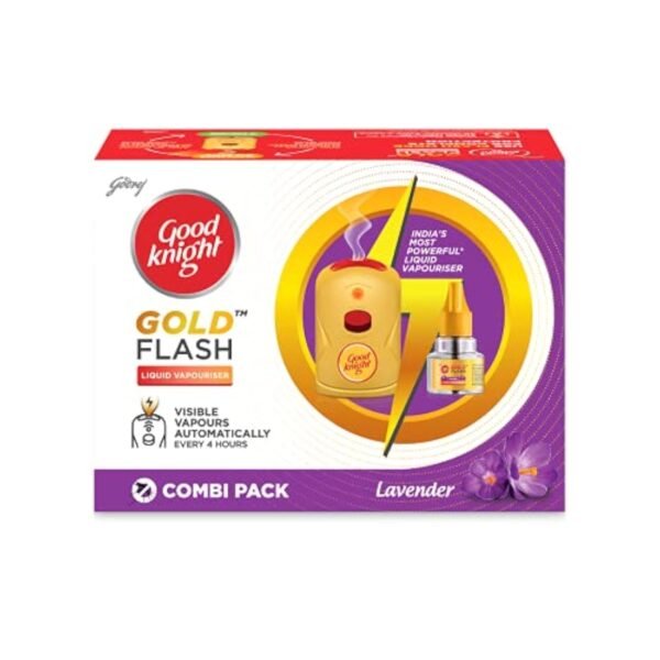 Good Knight Gold Flash Combi Pack Lavender refill + machine