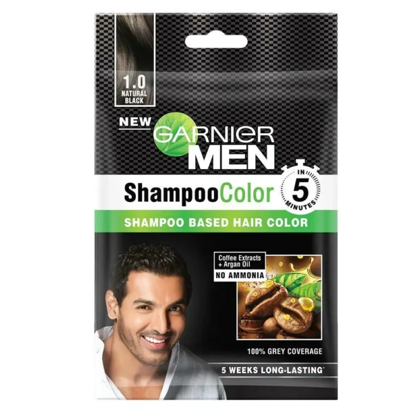 Garnier Men Shampoo Color Natural Black 1.0 20 ML