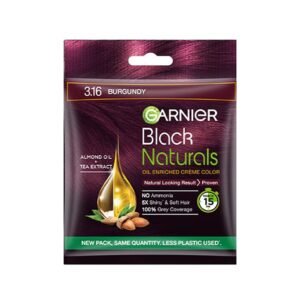 Garnier Black Naturals Burgundy Hair Color 3.16  20ml+20g