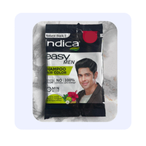 Indica Easy Men Shampoo Hair Color Natural Black 10 ML