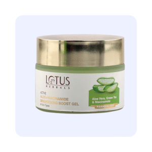 Lotus Herbals Active ALoe + Niancianmide Brightening Boost  Gel