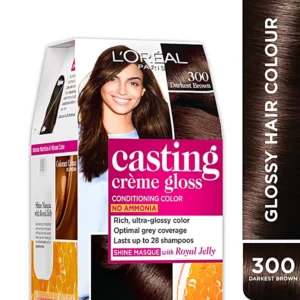 Loreal Casting Creme Gloss Conditioning Hair Color 300 Darkest Brown
