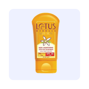 Lotus Herbals Safe Sun Skin Lightening Anti-Tan Sunscreen PA+++ - SPF 30