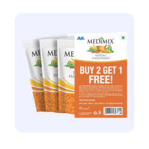 Medimix Sandal Hand Wash Pouch Buy 2 Get 1 Free 600ml