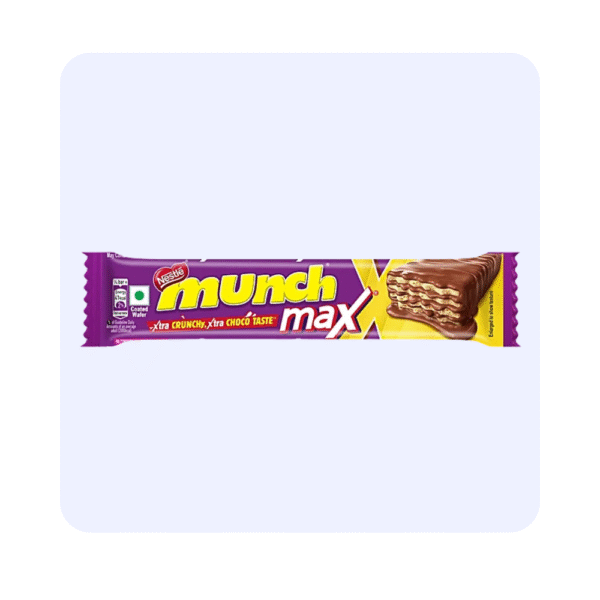 munch xtra crunchy xtra choco max chocolate 20rs