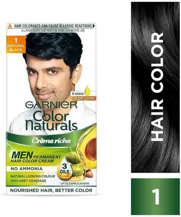 Garnier Color Naturals Men Hair Color 1 Natural Black 30g+30ml