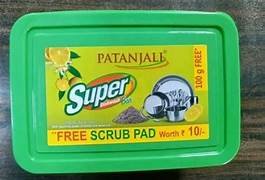 Patanjali dishwash bar/soap tub 600g