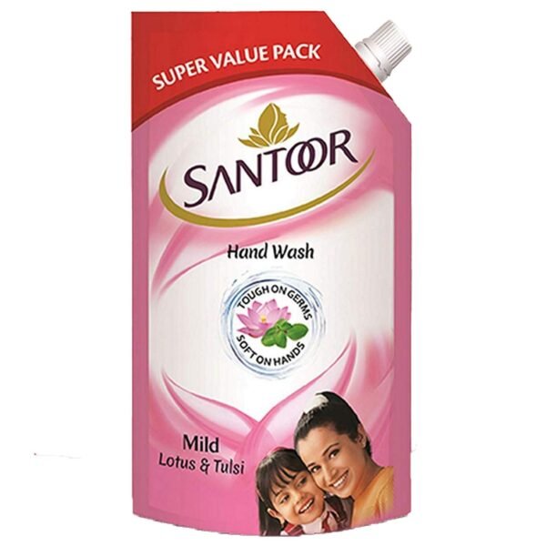 Santoor Mild Gentle Hand Wash 675ml - Image 2