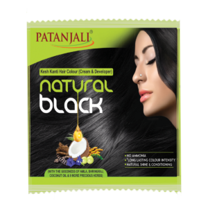 Patanjali Kesh Kanti Natural Black Hair Color 40g