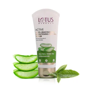 Lotus Herbals Active Aloe+Niancinamide Brightening Revival Scrub