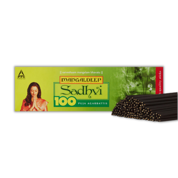 Mangaldeep Sadhvi 100 Puja Agarbathi 100 Grams