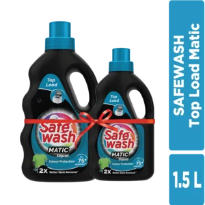 Safewash Matic Top Load bottle 1L + 500Ml Free
