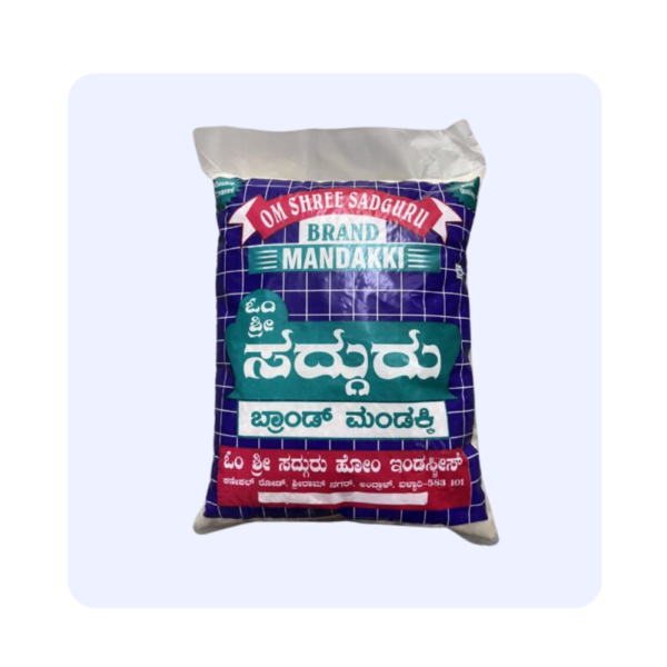 Sadguru mandakki unsalted|Puffed Rice Packet (Ballari mandakki) 500g