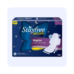 Stayfree Secure Nights Cottony Comfort Sanitary Pads XXL -6 Pads