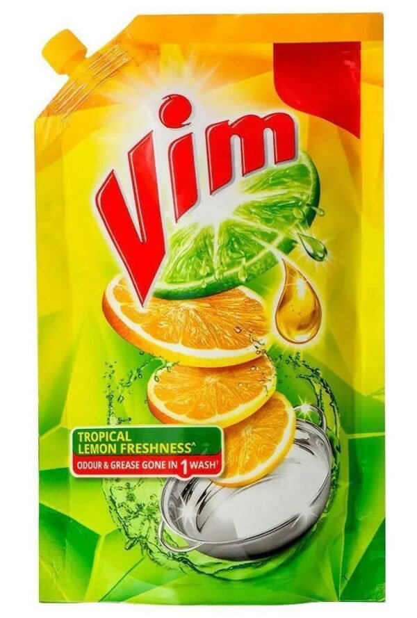Vim liquid pouch