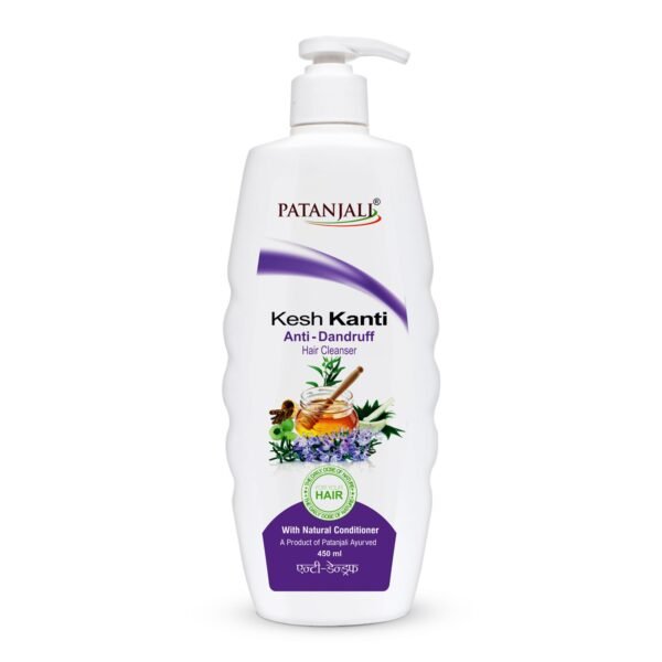 Patanjali Kesh Kanti Anti-Dandruff Hair Cleanser 450ml