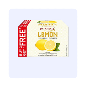 Patanjali Lemon Body Cleanser soap buy 3 get 1 free* 125g*4N