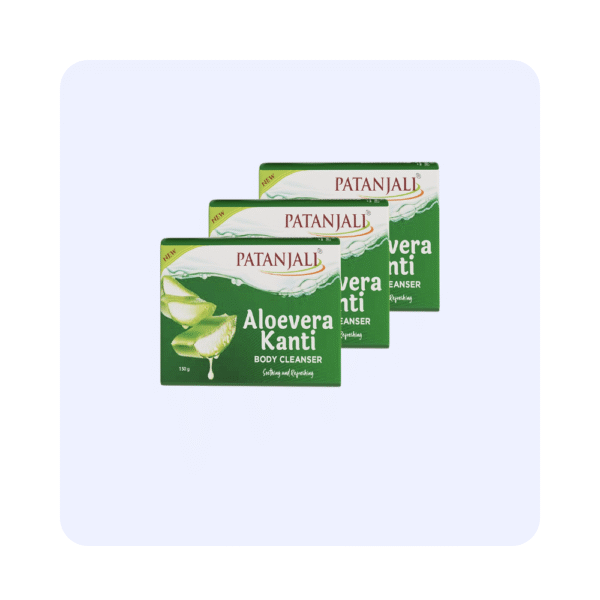 Patanjali Aloevera Kanti Soap Pack Of 3
