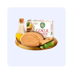 Gokul Santol Pure Sandalwood Soap 125g Free Dabur Meswak Toothpaste