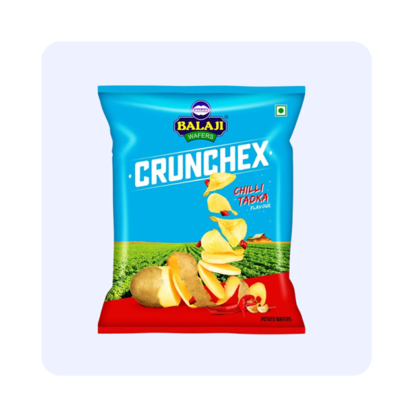 Balaji Wafers Crunchex Chilli Tadka Flavour 135g