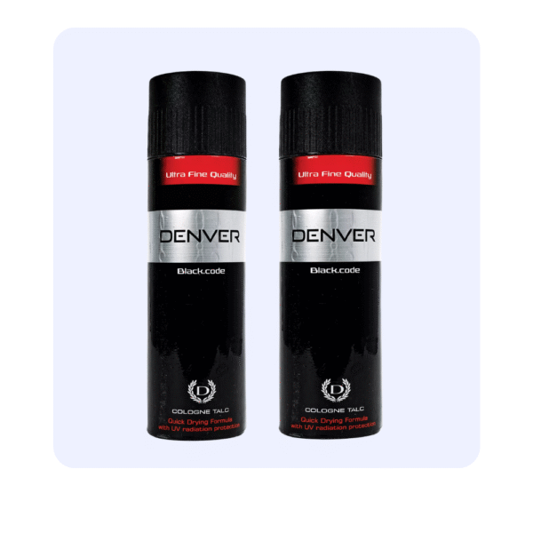 Denver Black Code Cologen Talcum powder  Buy 1 Get 1 Free