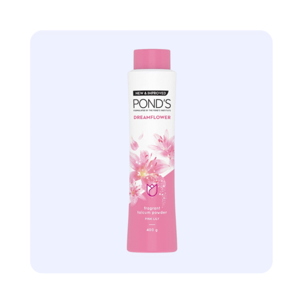 Ponds Dreamflower Pink lilly talcum powder