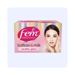 Fem Creme Bleach Saffron & Milk Healthy Glow(Bleaching Cream)