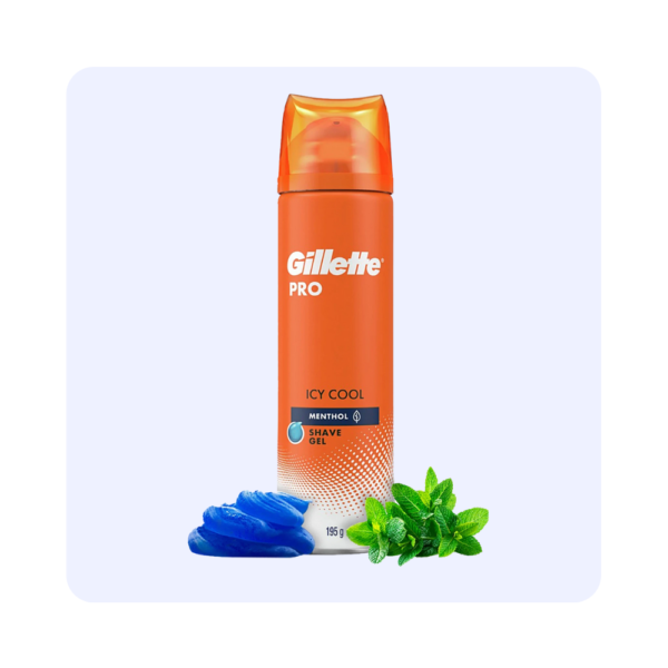 Gillette Icy Cool Shave Gel 195g