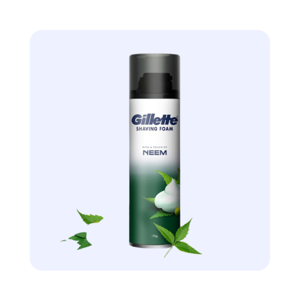 Gillette Neem Shaving Foam 196g