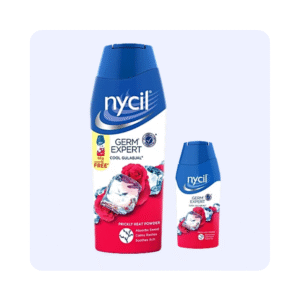 Nycil Germ Expert Prickly Heat Powder - Cool Gulabjal 150g + 50g