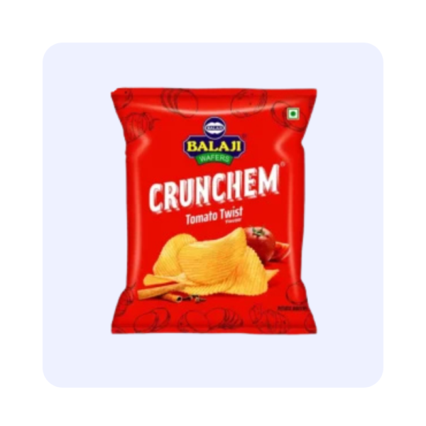 Balaji Wafers Crunchem Tomato Twist Flavour 135g