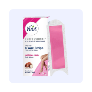 Veet Professional Waxing Strips  Kit for Normal Skin 8 Strips