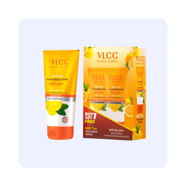 VLCC Anti tan Sun screen Lotion SPF25 (150ml X 2 ) Buy1 Get 1 Free