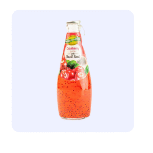 Americano Basil Seed Drink With Cranberry Flavor 290ml