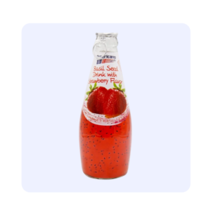 Americano Basil Seed Drink With Strawberry Flavor 290ml
