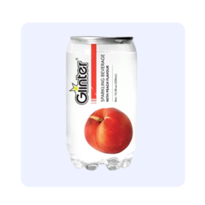 Giinter Sparkling Beverage With Peach Flavour 350ml
