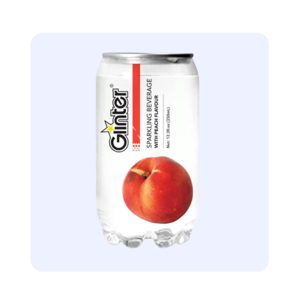Giinter Sparkling Beverage With Peach Flavour 350ml