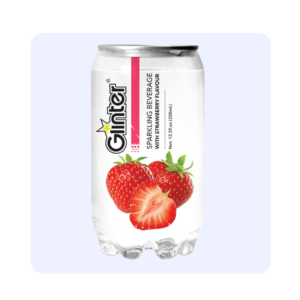 Giinter Sparkling Beverage With Strawberry Flavour 350ml