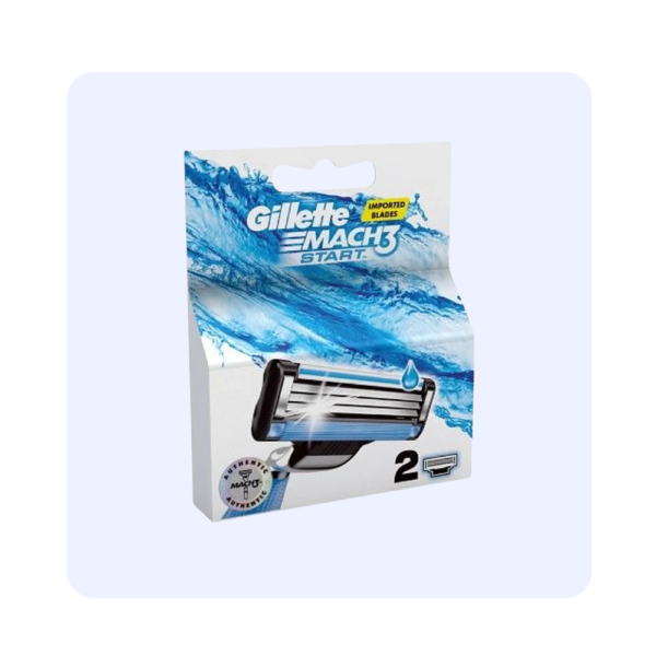 Gillette Mach3 Start razor Blades 2Pcs