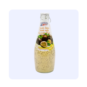 Americano Basil Seed Drink With Passion Fruit Flavor 290ml