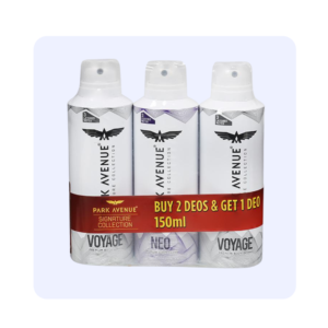 Park Avenue Signatue collection Premium Body Spray 150ml Buy 2 Deos & Get 1Deo 150ml free