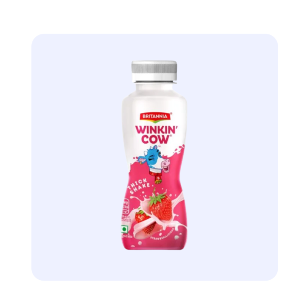 Britannia Winkin Cow Strawberry Thick Shake 180ml