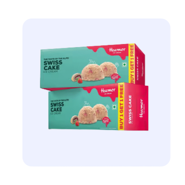 Havmor Swiss Cake Family Pack 700ml Buy 1 get 1