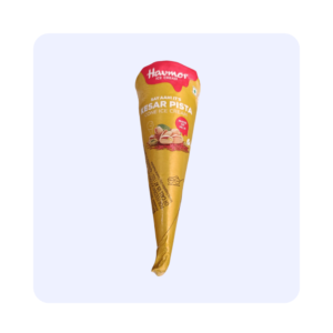 Havmor Kesar Pista Cone Ice Cream
