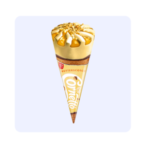 Kwality wall's Butterscotch Cornetto
