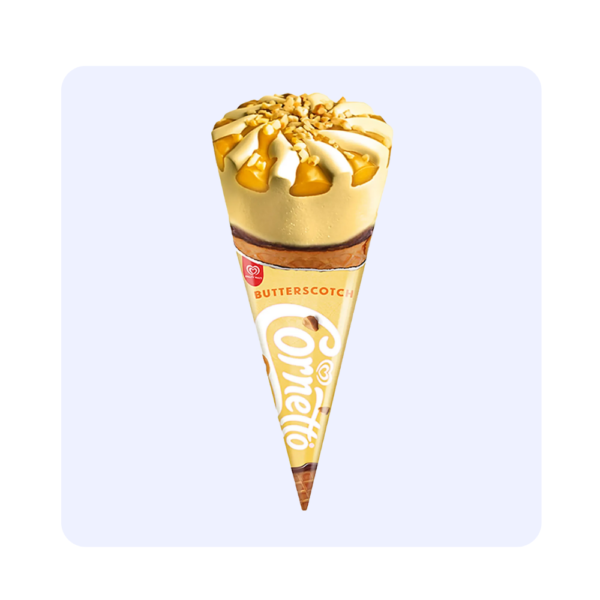 Kwality wall's Butterscotch Cornetto