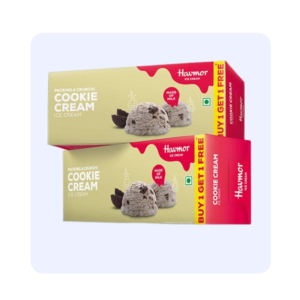Havmor Cookie Cream  Family Pack 700ml Buy 1 get 1