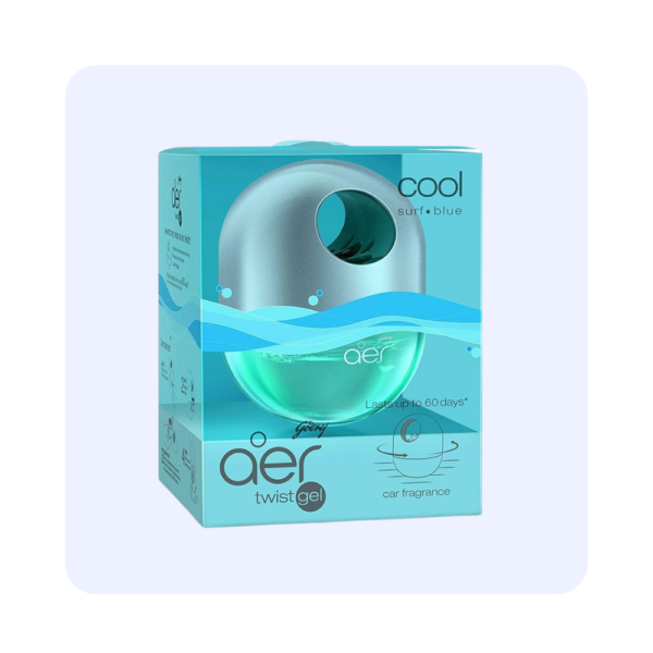 Godrej Aer Twist gel Car Freshner Cool(Surf blue) 45g