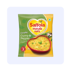 Saffola masala Oats Curry & Pepper